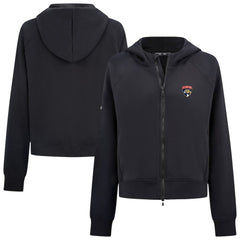 Florida Panthers Levelwear Women's Judd Raglan Full-Zip Hoodie - Black Hoodies
