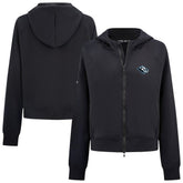 Utah Mammoth Levelwear Women's Judd Raglan Full-Zip Hoodie - Black Hoodies
