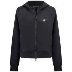 Dallas Stars Levelwear Women's Judd Raglan Full-Zip Hoodie - Black Hoodies