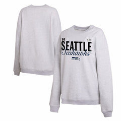 Seattle Seahawks WEAR by Erin Andrews Women's Super Bowl LX Fleece Sweatshirt - Gray outlet