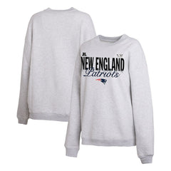 New England Patriots WEAR by Erin Andrews Women's Super Bowl LX Fleece Sweatshirt - Gray on sale