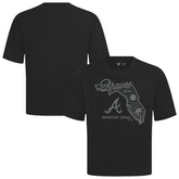 Atlanta Braves Levelwear Sunrise Luxe Signature Knit T-Shirt Black