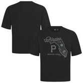 Pittsburgh Pirates Levelwear Sunrise Luxe Signature Knit T-Shirt Black