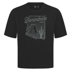 Arizona Diamondbacks Levelwear Sunrise Luxe Signature Knit T-Shirt Black