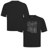 Los Angeles Dodgers Levelwear Sunrise Luxe Signature Knit T-Shirt Black
