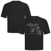 Baltimore Orioles Levelwear Sunrise Luxe Signature Knit T-Shirt Black