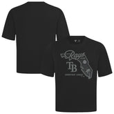 Tampa Bay Rays Levelwear Sunrise Luxe Signature Knit T-Shirt Black