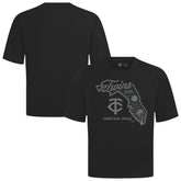 Minnesota Twins Levelwear Sunrise Luxe Signature Knit T-Shirt Black