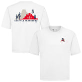 Seattle Mariners Levelwear Panoramic Luxe Signature Knit T-Shirt White