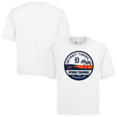Detroit Tigers Levelwear Spring Training Badge Luxe Signature Knit T-Shirt White