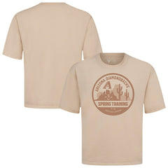 Arizona Diamondbacks Levelwear Spring Training Badge Luxe Signature Knit T-Shirt Khaki