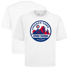 Chicago Cubs Levelwear Spring Training Badge Luxe Signature Knit T-Shirt White