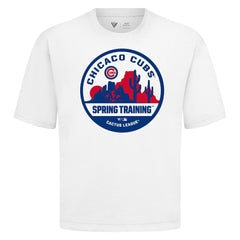 Chicago Cubs Levelwear Spring Training Badge Luxe Signature Knit T-Shirt White