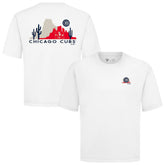 Chicago Cubs Levelwear Luxe Signature Knit T-Shirt White