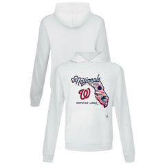 Washington Nationals Levelwear Sunrise Relay Hoodie White