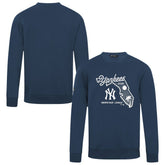 New York Yankees Levelwear Zane Sunrise Sweatshirt Navy