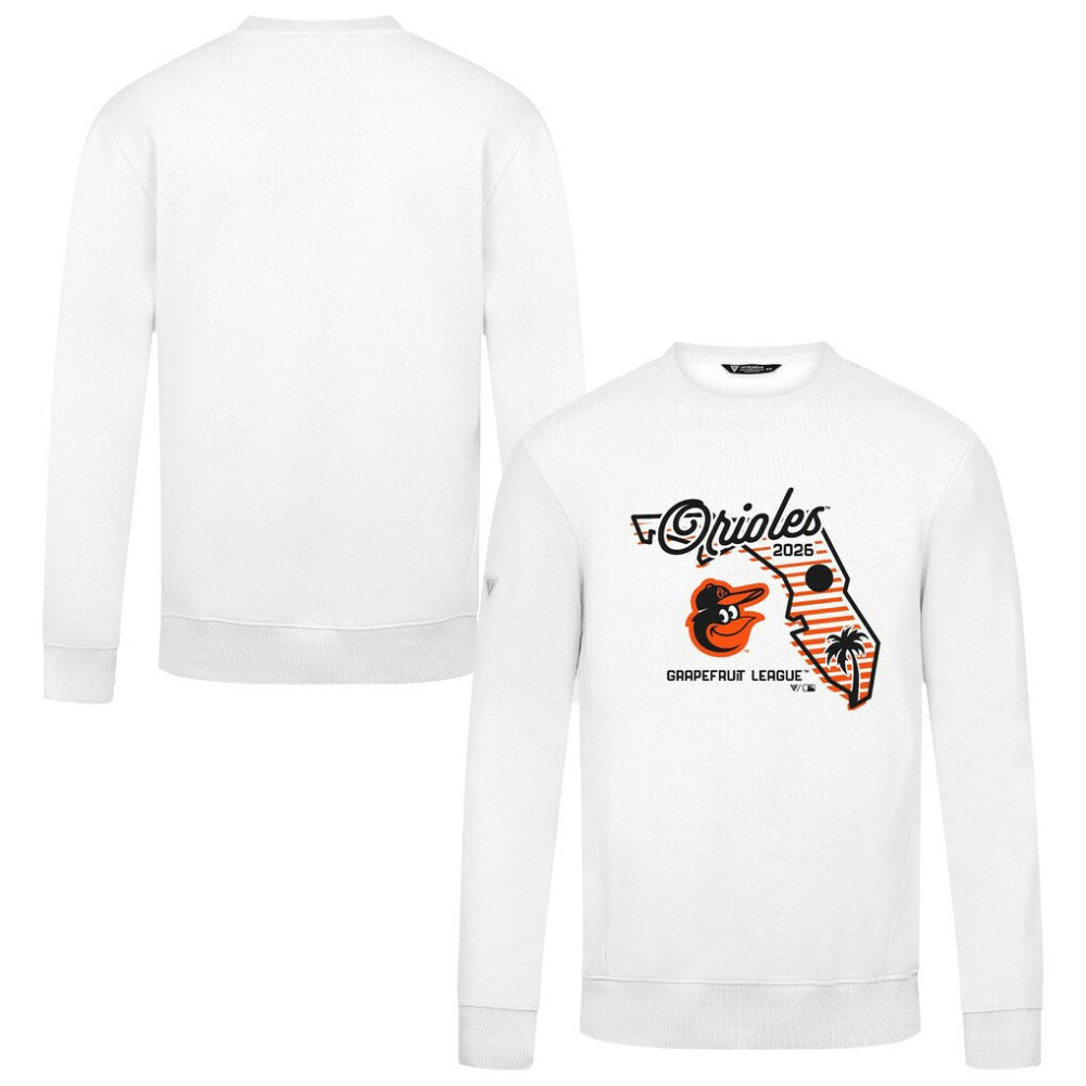 Baltimore Orioles Levelwear Zane Sunrise Sweatshirt White