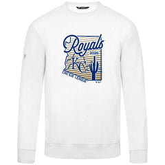 Kansas City Royals Levelwear Zane Sunrise Sweatshirt White