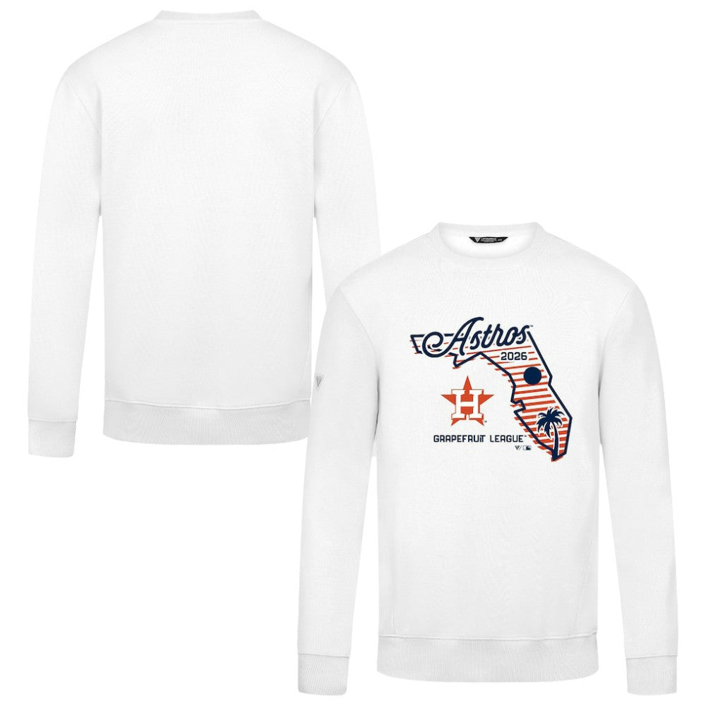 Houston Astros Levelwear Zane Sunrise Sweatshirt White