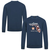 Houston Astros Levelwear Zane Sunrise Sweatshirt Navy