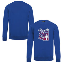 Texas Rangers Levelwear Zane Sunrise Sweatshirt Royal