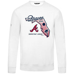 Atlanta Braves Levelwear Zane Sunrise Sweatshirt White
