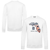 Detroit Tigers Levelwear Zane Sunrise Sweatshirt White