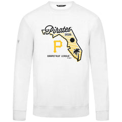 Pittsburgh Pirates Levelwear Zane Sunrise Sweatshirt White