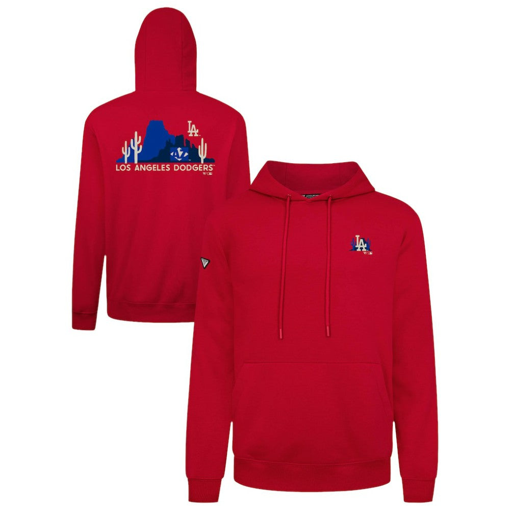 Los Angeles Dodgers Levelwear Panoramic Podium Hoodie Red