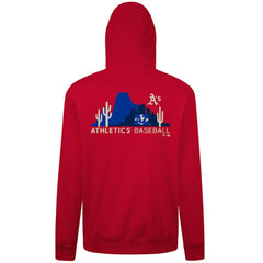 Athletics Levelwear Panoramic Podium Hoodie Red