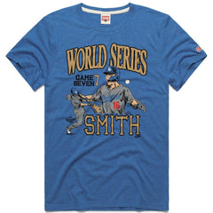 Will Smith Los Angeles Dodgers Homage Unisex 2026 Gold Collection Game Seven Tri-Blend T-Shirt Royal