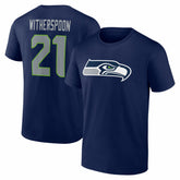 Devon Witherspoon Seattle Seahawks Icon Name & Number T-Shirt - College Navy outlet