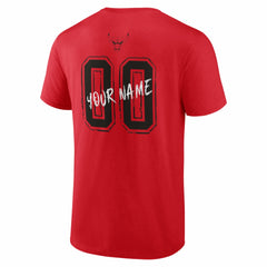 Chicago Bulls Big & Tall Hustle Personalized Name & Number T-Shirt sale - Red shop