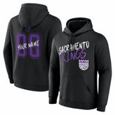 Sacramento Kings Big & Tall Hustle Personalized Name & Number Hoodie - Black for sale