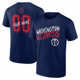 Washington Wizards Big & Tall Hustle Personalized Name & Number T-Shirt - Navy discount