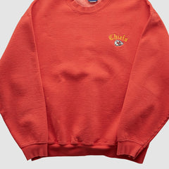 Kansas City Chiefs Galt Sand 90s Pullover Sweatshirt - Red Vintage sale