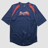 Atlanta Braves Genuine Merchandise 2000s T-shirt Navy Vintage