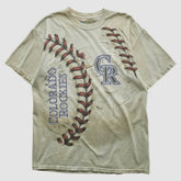 Colorado Rockies Liquid Blue 2010s T-shirt Beige Vintage