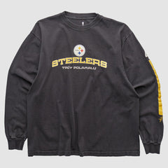 Pittsburgh Steelers NFL 2000s Long Sleeve T-shirt - Black Vintage sale