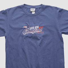 New England Patriots Lee Apparel 2000s T-shirt - Blue Vintage cheap