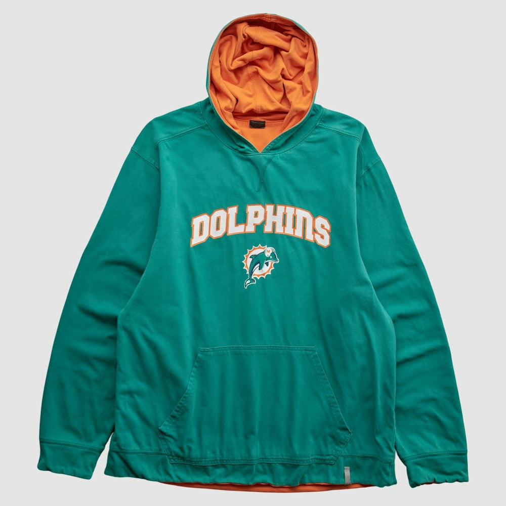 Miami Dolphins 2010s Hooded Pullover Sweatshirt - Teal Vintage cheap