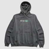 New York Jets Team Edition Apparel 2000s Hooded Pullover Sweatshirt - Charcoal Vintage discount