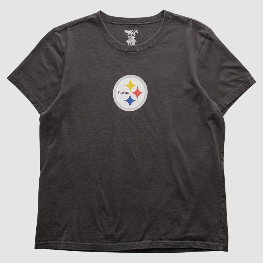 Pittsburgh Steelers Reebok 2000s T-shirt - Black Vintage cheap