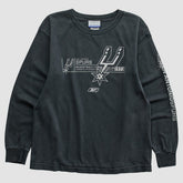 San Antonio Spurs Reebok 2000s Long Sleeve T-shirt - Black Vintage discount