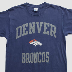 Denver Broncos Salem Sportswear 90s T-shirt - Navy Vintage sale