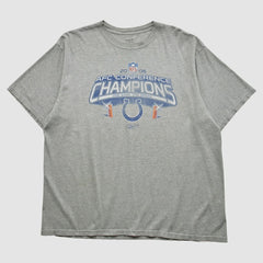 Indianapolis Colts Reebok 2006 T-shirt - Heather Gray Vintage on sale