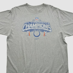 Indianapolis Colts Reebok 2006 T-shirt - Heather Gray Vintage on sale