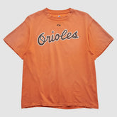 Baltimore Orioles Majestic 2000s T-shirt Orange Vintage