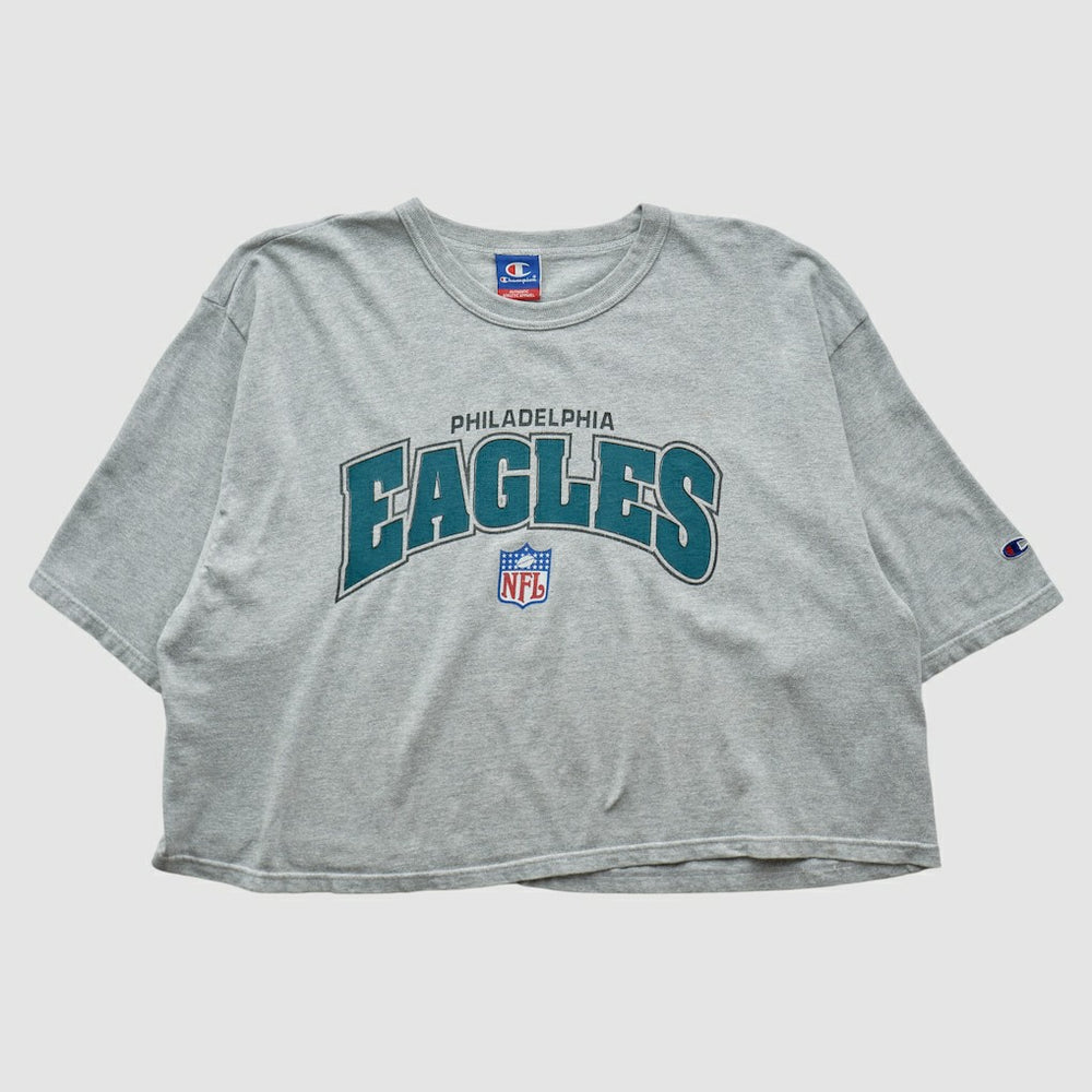 Philadelphia Eagles Champion 2000s T-shirt - Heather Gray Vintage sale