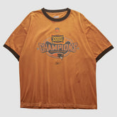 New England Patriots Reebok 2004 T-shirt - Orange Vintage on sale